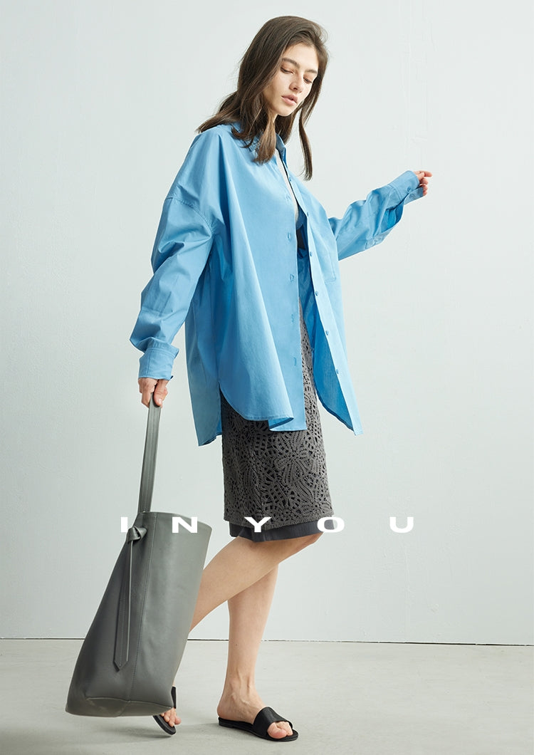 Loose-Fitting Silhouette Shirt_BDHL7155