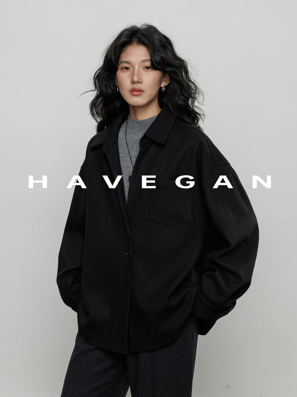 燈芯絨長袖襯衫_BDHL7970