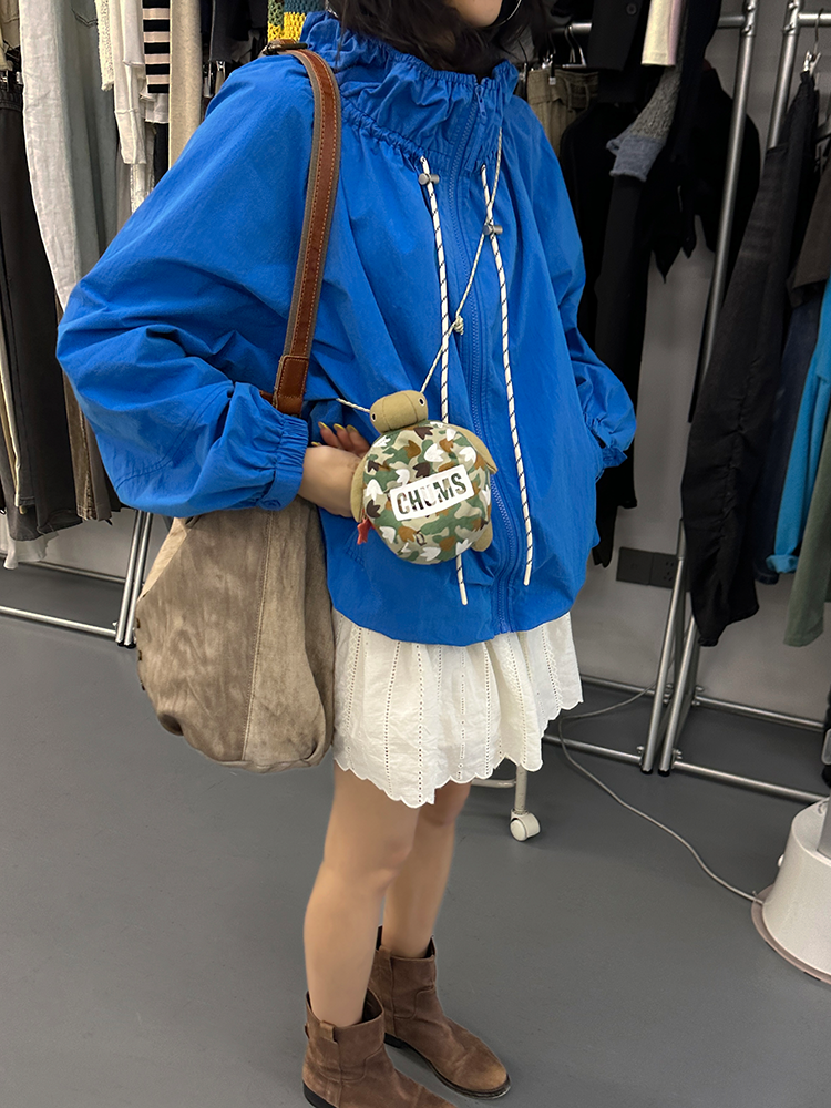 String Collar Short Length Jacket_BDHL7251
