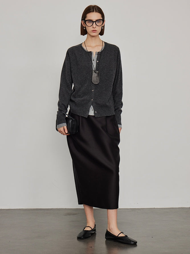High-Waisted Pleated Bud Skirt_BDHL6491