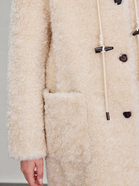 Stand Collar Thick Fur Long Jacket_BDHL6924