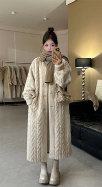 Winter twist cardigan coat_BDHL5353