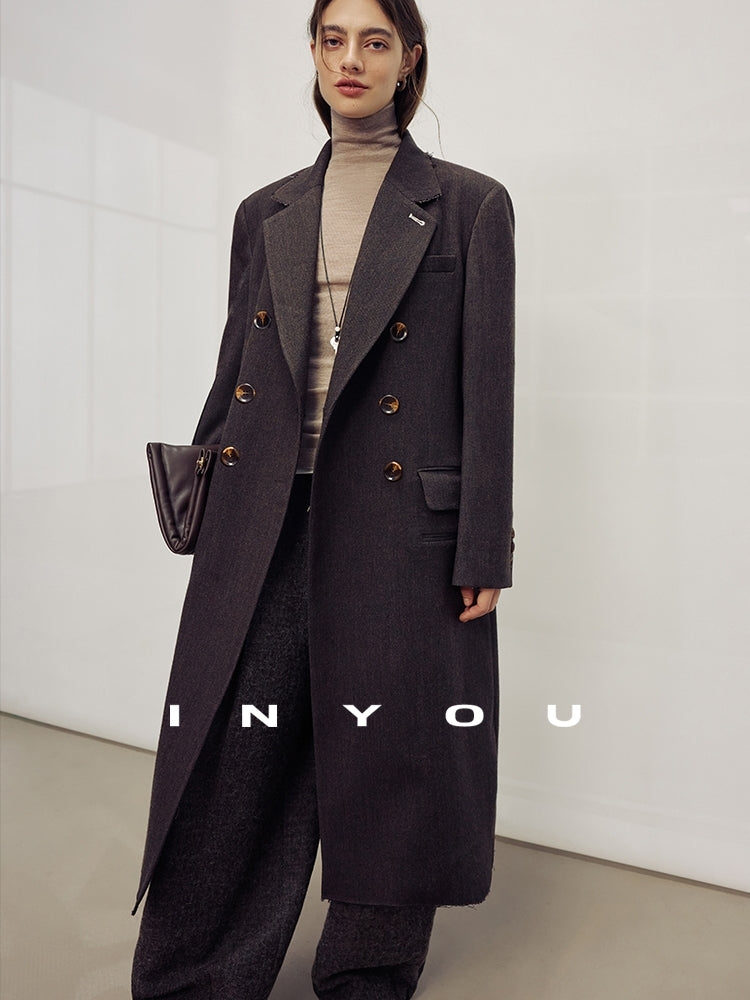 Lapel Collar Mid-Length Coat_BDHL7985