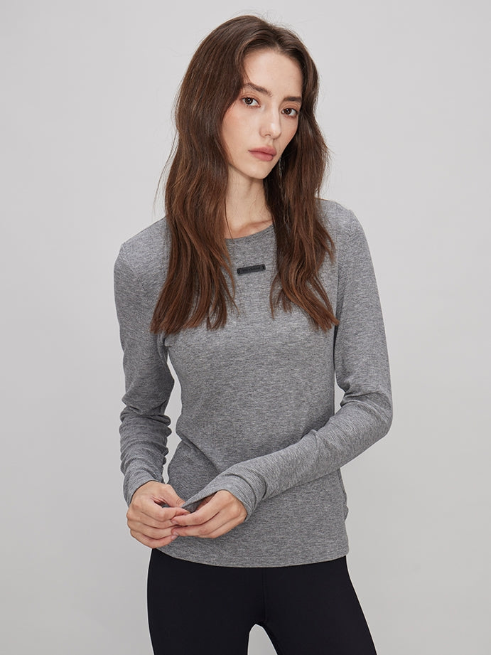 Simple Slim Knit Tops_BDHL7937