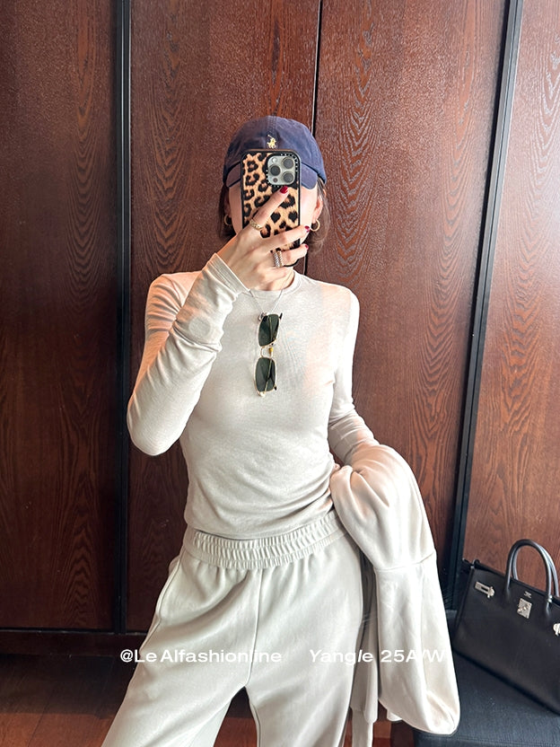 Slim-Fit Long-Sleeved T-Shirt_BDHL7841