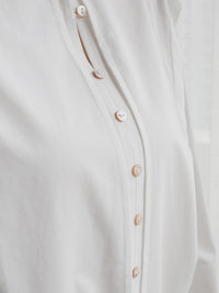 Stand Collar Shoulder Design Shirt_BDHL7015