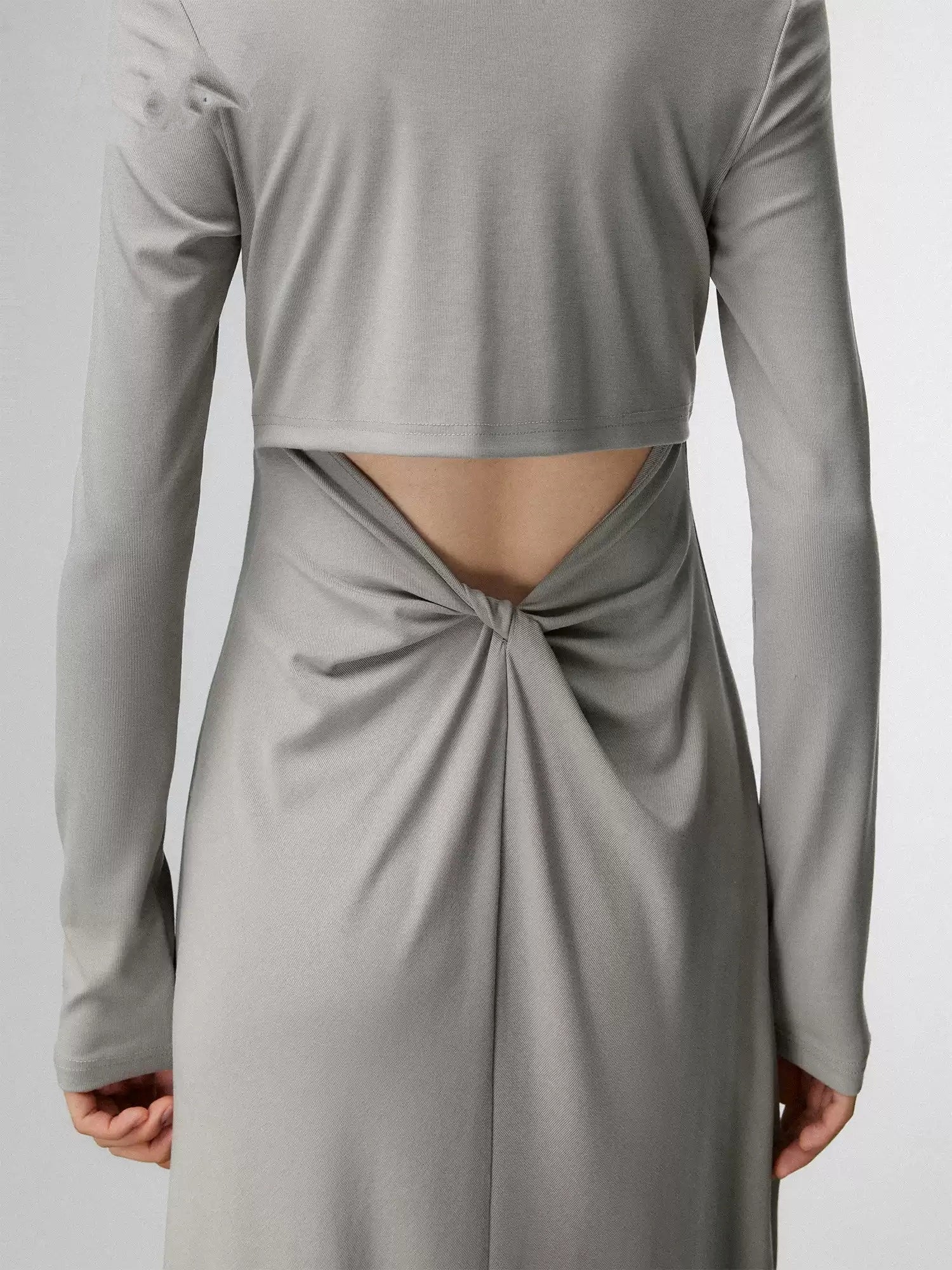 Waist Backless Slimming Dress_BDHL6519