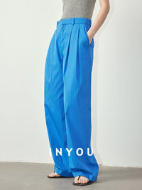 High Waist Wide Straight Pants_BDHL6060