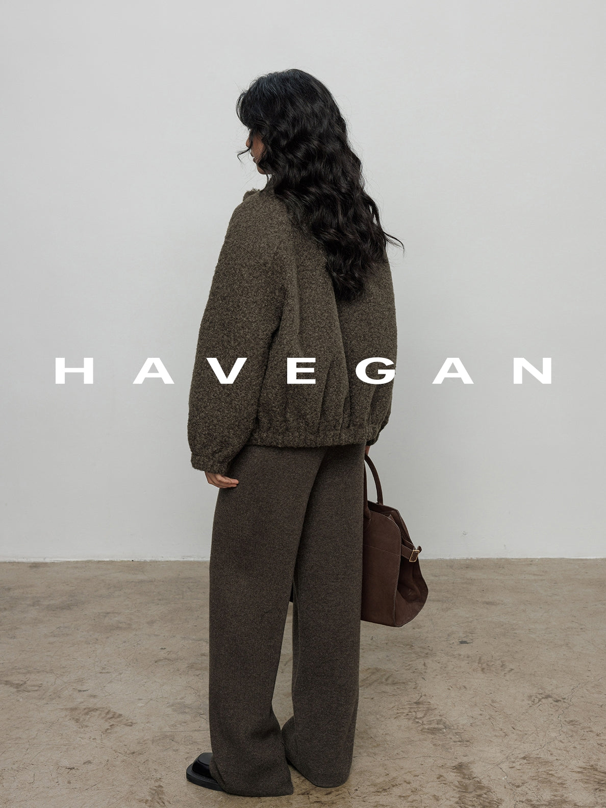 高腰磨毛運動褲_BDHL7964