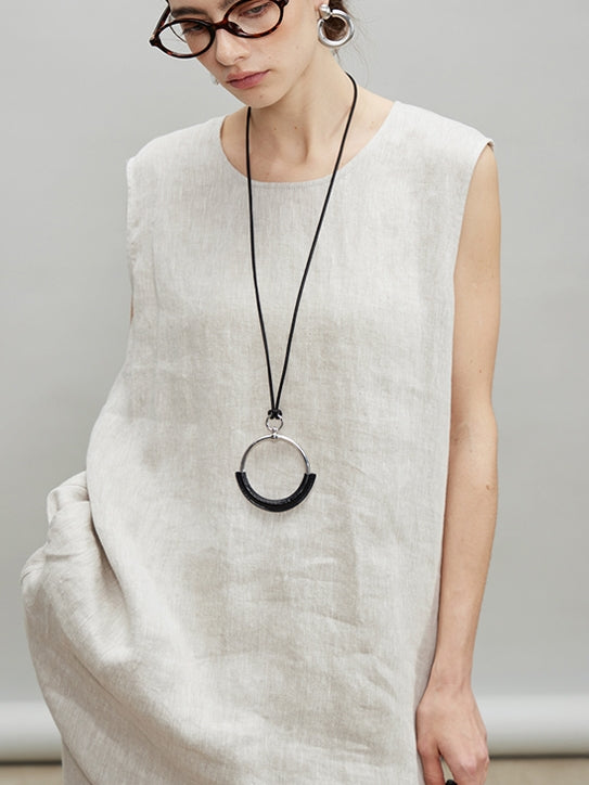 Loose Sleeveless Vest Or Wide Pants_BDHL7190
