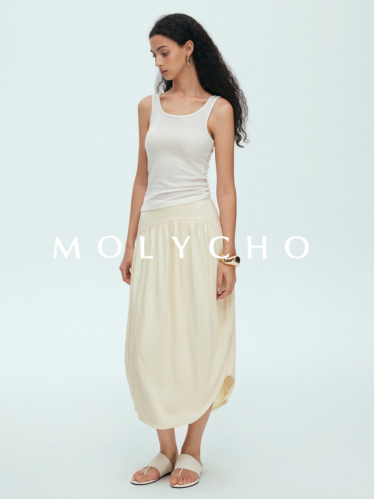 Henry Neck Tank Top Or White Tank Top_BDHL7515