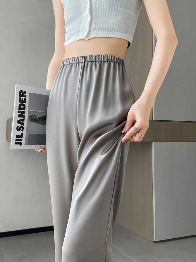 Flared Shiny Horseshoe Pants_BDHL7222