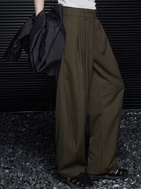 Wide Leg Tucked Pants_BDHL6430