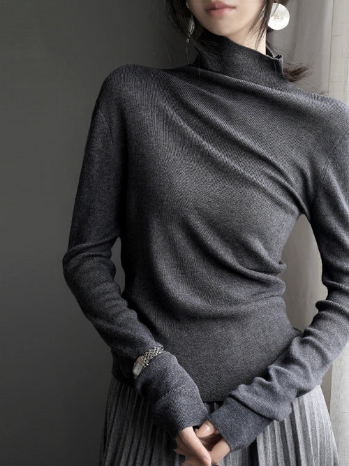 Asymmetrical Knit Tops_BDHL7913