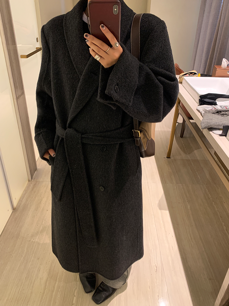 領腰繫帶長外套_BDHL6804