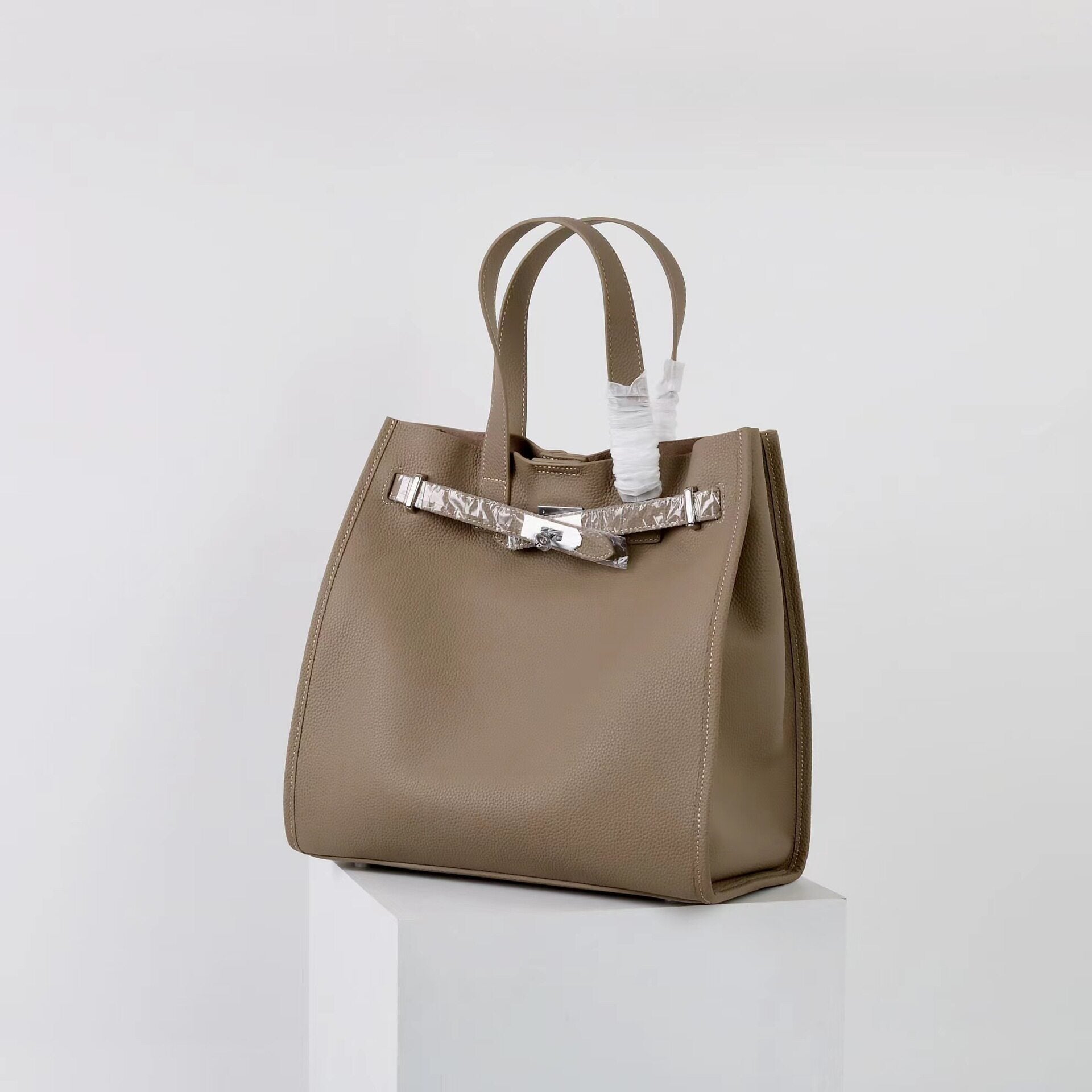 Genuine Leather Large Capacity Tote Bag_BDHL8190