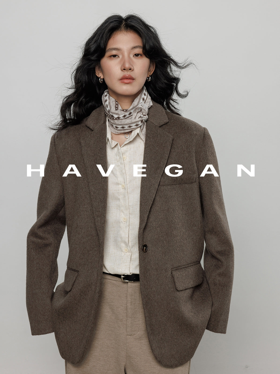 復古磨毛西裝外套_BDHL7963