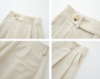 Waistband Braided Design Pants_BDHL6843