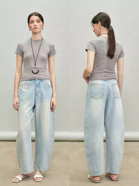Reverse Stitch Slim Tops_BDHL7286