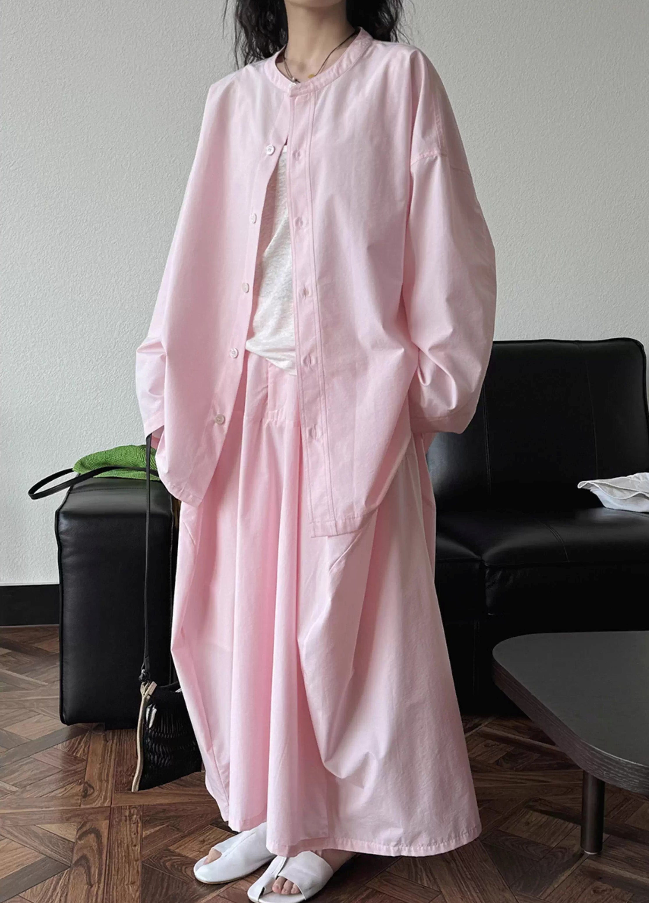 High-Waisted Long Skirt_BDHL7378