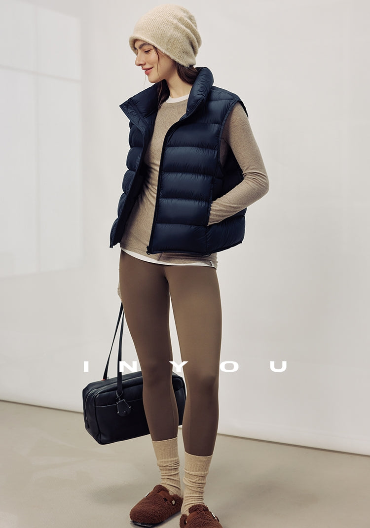 Stand-Collar Down Vest_BDHL7987