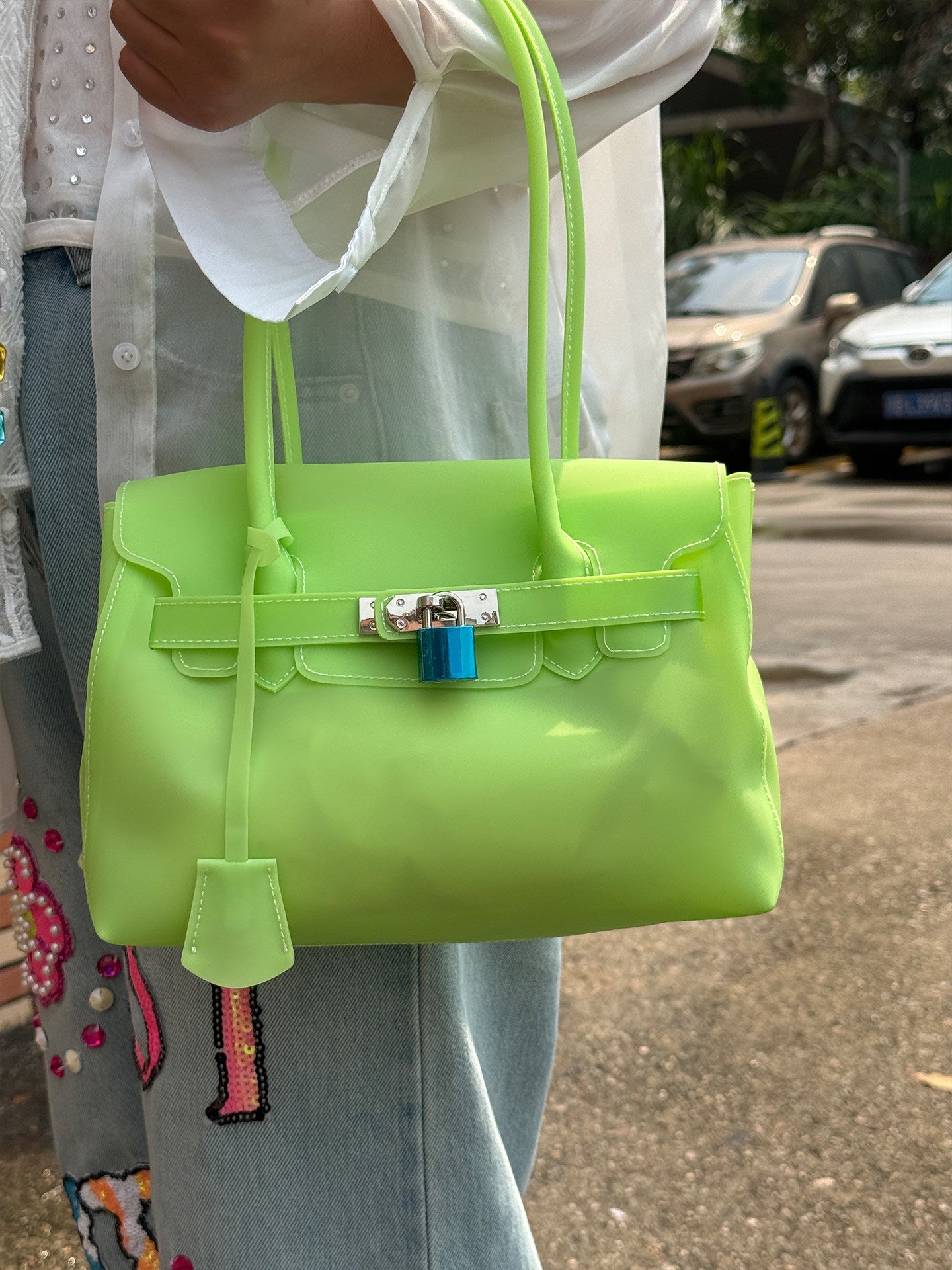 Small Jelly TPU Handbag_BDHL8306