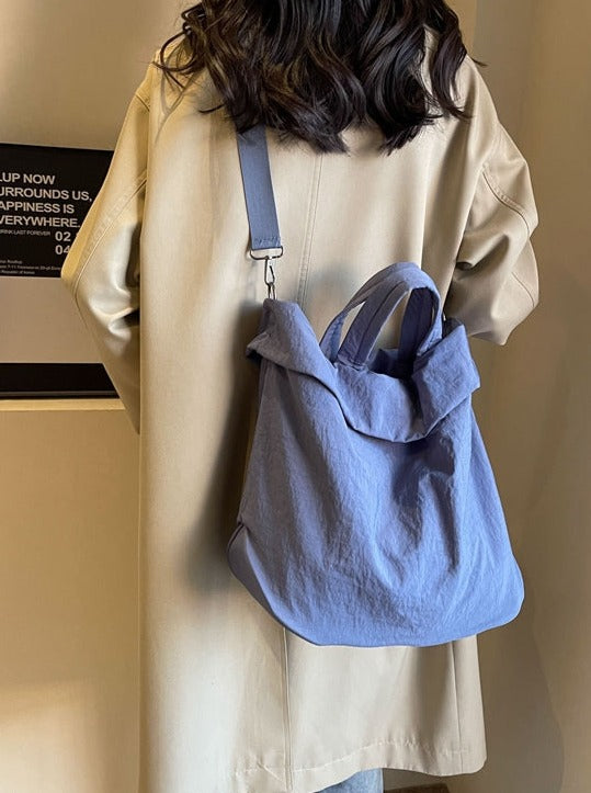 Nylon Shoulder Bucket Bag_BDHL6232