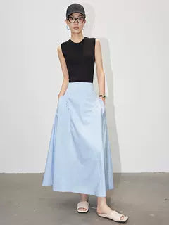 A-line Umbrella Skirt_BDHL4718