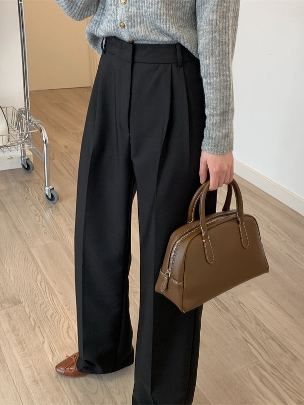 Straight Pants Or Straight Raised Pants_BDHL6775
