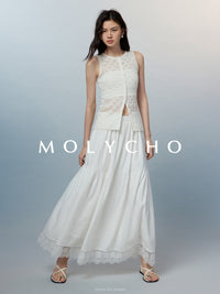 Knitted Hollow Sleeveless Tops_BDHL7433