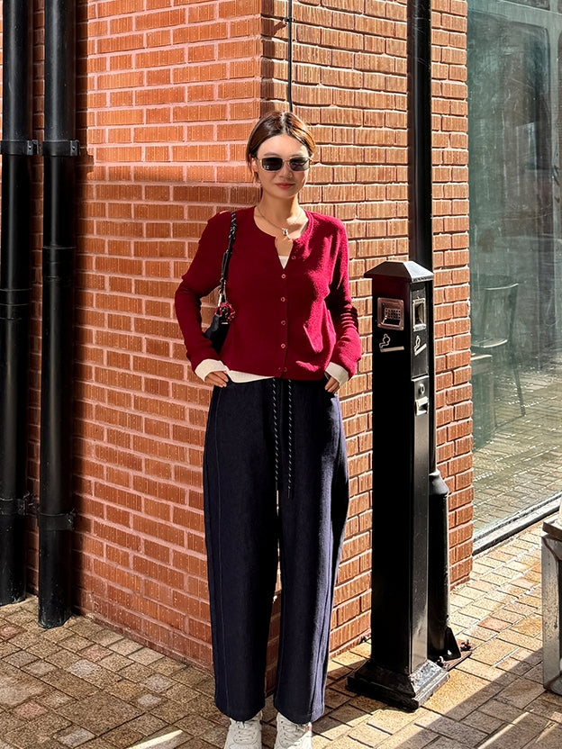Drawstring Pants Or Cropped Pants_BDHL7733