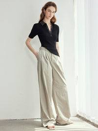 High Waist Wide Straight Pants_BDHL6060