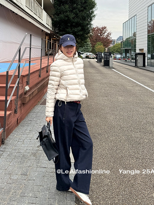 V-Neck Cropped Knit Tops_BDHL8005