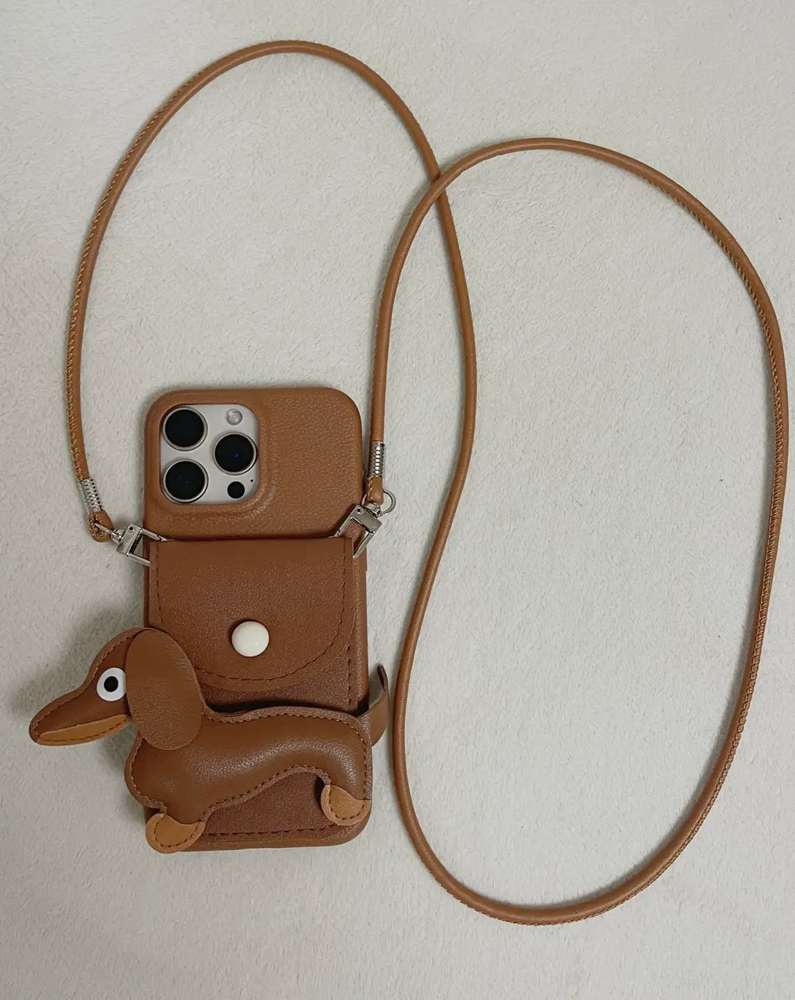 臘腸犬 iPhone 手機殼綁帶_BDHL7857