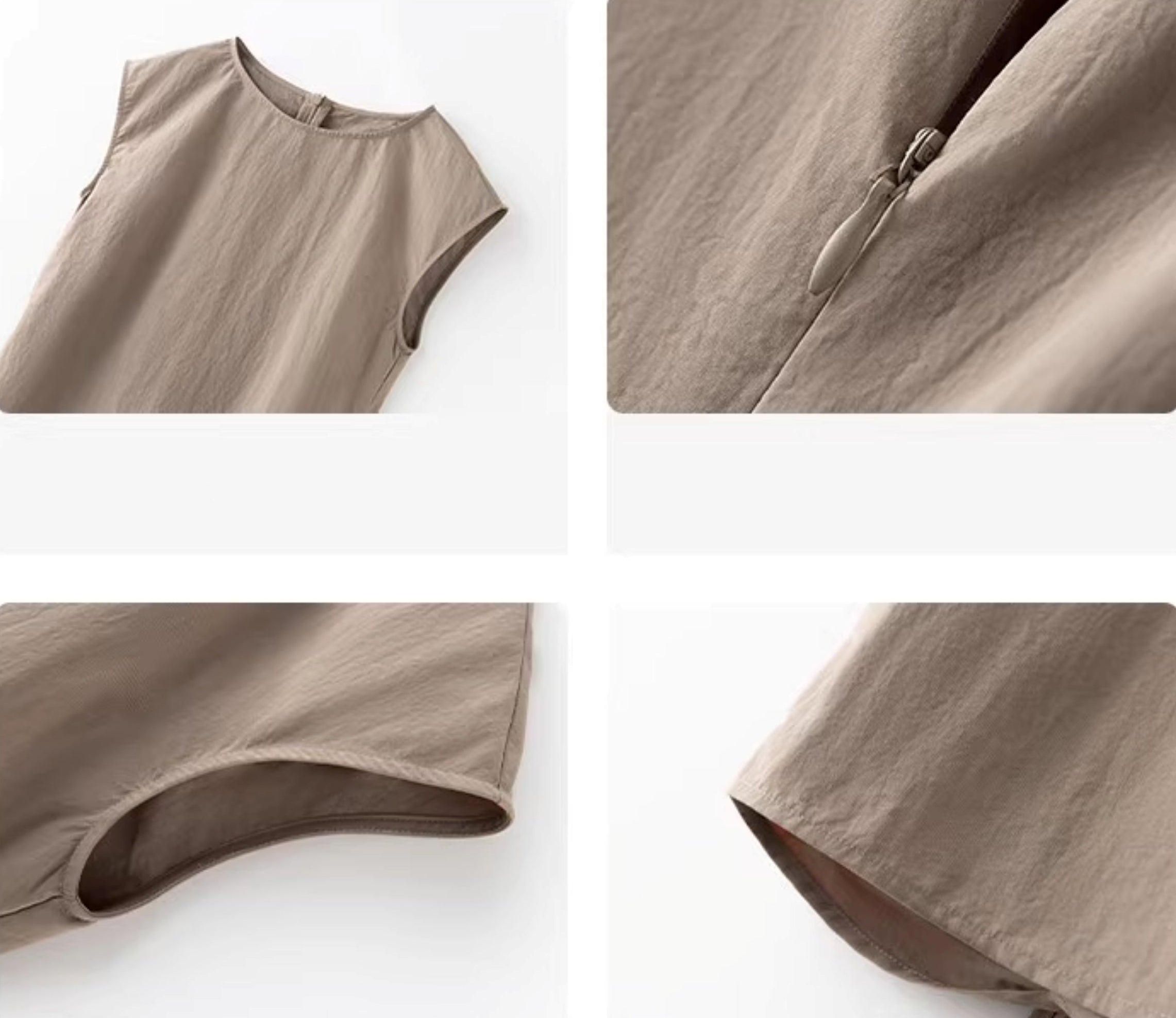 Sleeveless Tops And Slim Long Skirt Set_BDHL7564