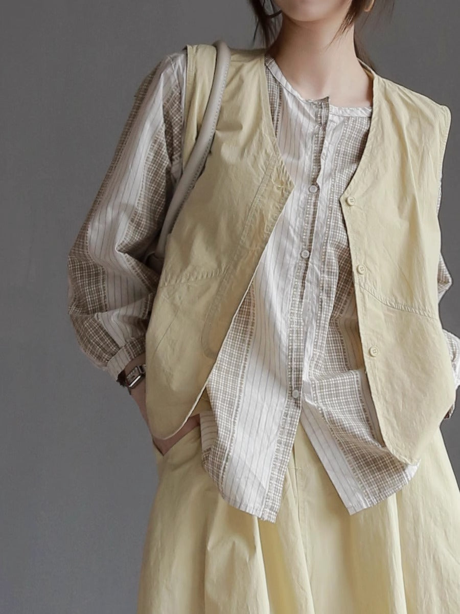 Switched Long-Sleeved Shirt_BDHL7418