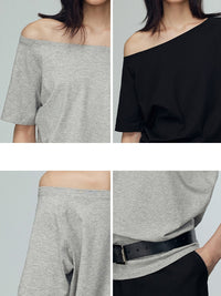 Relaxed Off-The-Shoulder Tops_BDHL7393