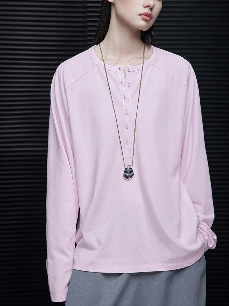 亨利領寬鬆上衣_BDHL8076