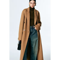 Double-sided minimalist style coat_BDHL5378