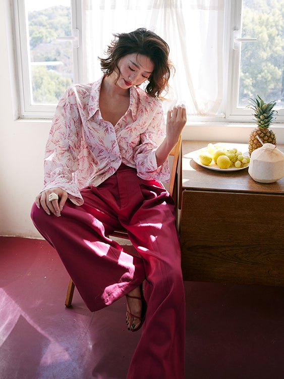 Loose-Fitting Casual Suit Pants_BDHL7472