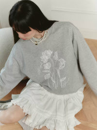 Graffiti Sweatshirt Or Ruffle Skirt_BDHL6827