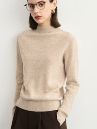 Half-Turtleneck Ribbed Knit_BDHL6543