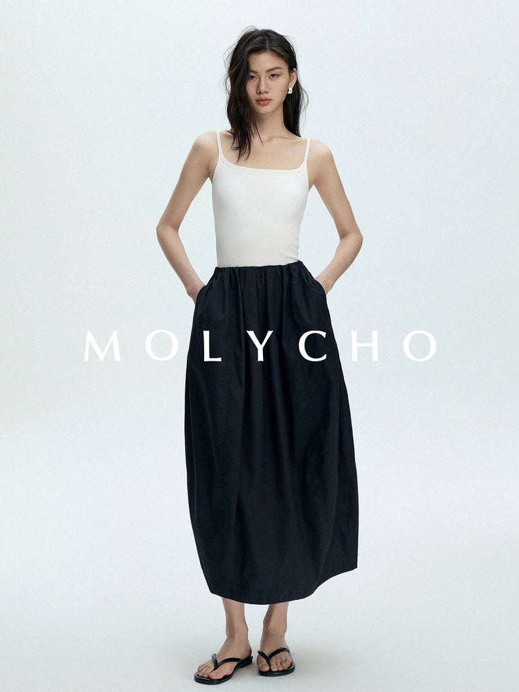 Flower Bad Long Skirt_BDHL7386