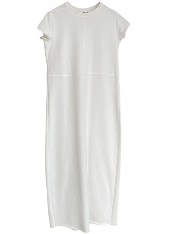 Cut-Off Back Slit Dress_BDHL7594
