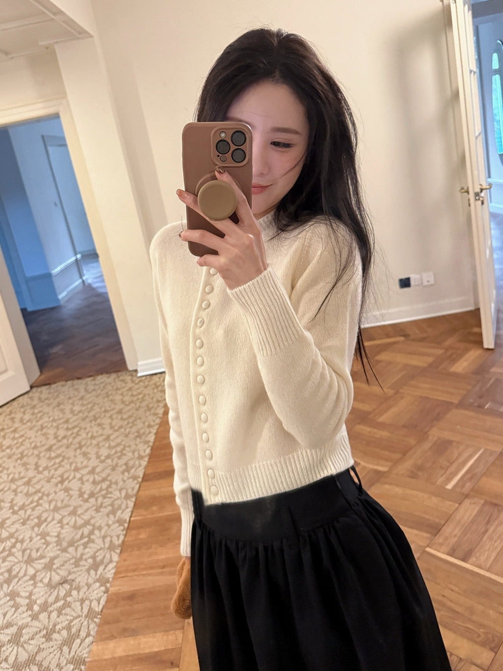 Simple Knit Cardigan_BDHL8101