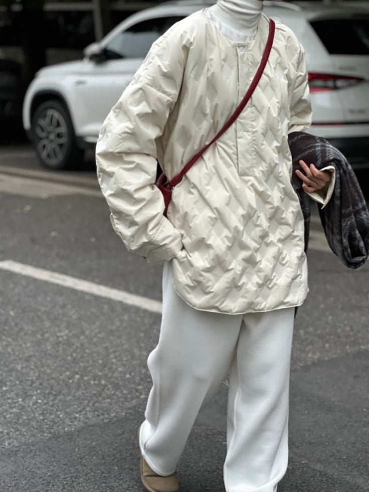 圓領套頭羽絨外套_BDHL8134