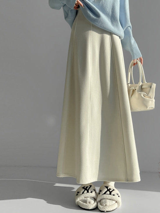 Slimming A-Line Maxi Skirt_BDHL8035