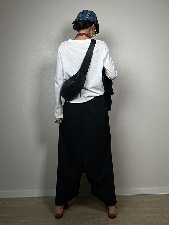 Sweat Wide Sarrouel Pants_BDHL6595