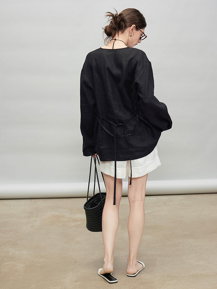 V-Neck Tops Or Drawstring Pants_BDHL7280