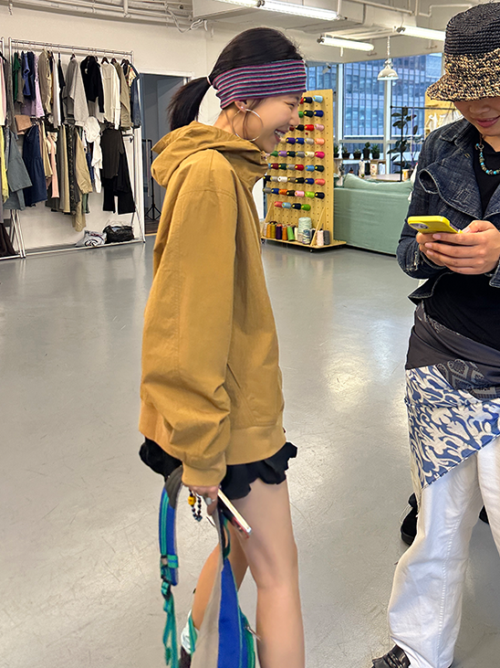 Hooded Loose Small Jacket_BDHL7166